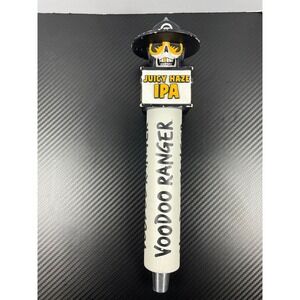 Voodoo Ranger Juicy Haze IPA Beer Tap Handle Skull Sunglasses Black Hat